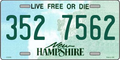 NH license plate 3527562