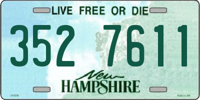 NH license plate 3527611