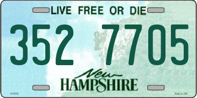 NH license plate 3527705