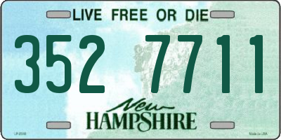 NH license plate 3527711