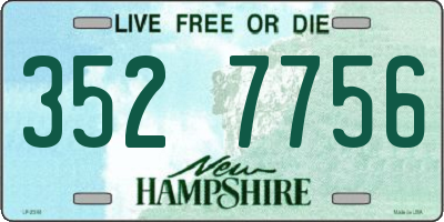 NH license plate 3527756
