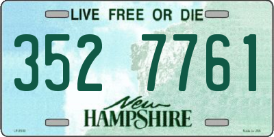 NH license plate 3527761