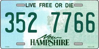 NH license plate 3527766