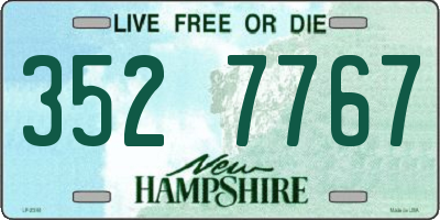 NH license plate 3527767