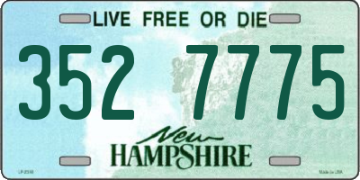 NH license plate 3527775