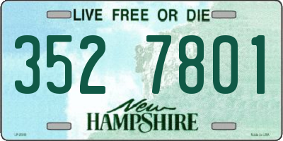 NH license plate 3527801
