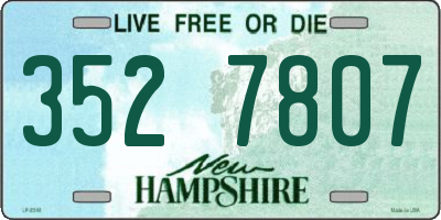 NH license plate 3527807