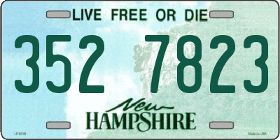 NH license plate 3527823