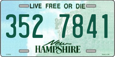 NH license plate 3527841