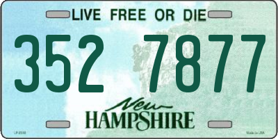NH license plate 3527877