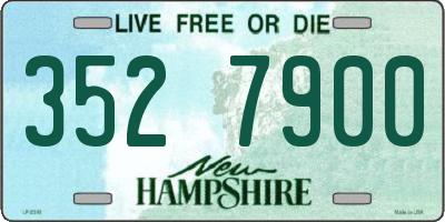 NH license plate 3527900
