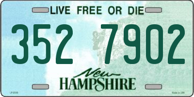 NH license plate 3527902