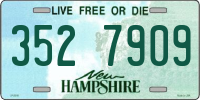 NH license plate 3527909