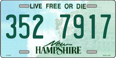 NH license plate 3527917