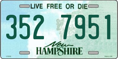 NH license plate 3527951