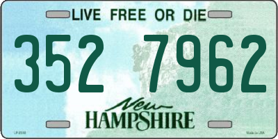 NH license plate 3527962