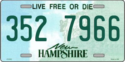 NH license plate 3527966