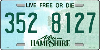 NH license plate 3528127