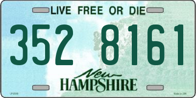 NH license plate 3528161