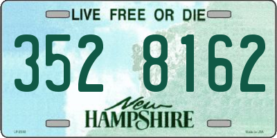 NH license plate 3528162