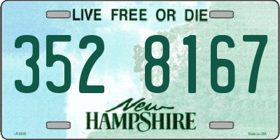 NH license plate 3528167