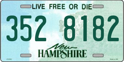 NH license plate 3528182
