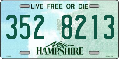 NH license plate 3528213