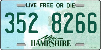 NH license plate 3528266