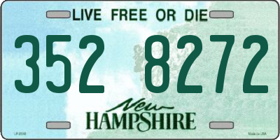 NH license plate 3528272