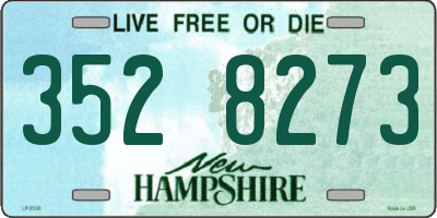 NH license plate 3528273