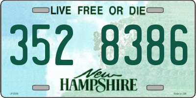 NH license plate 3528386