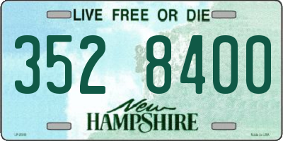 NH license plate 3528400
