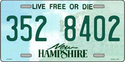 NH license plate 3528402