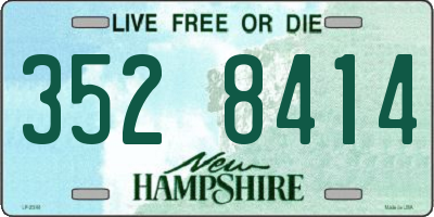 NH license plate 3528414