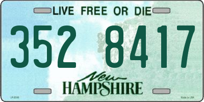 NH license plate 3528417
