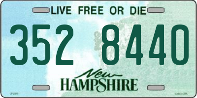 NH license plate 3528440