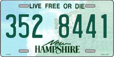 NH license plate 3528441