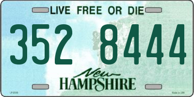 NH license plate 3528444