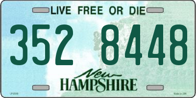 NH license plate 3528448