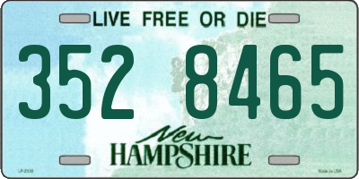 NH license plate 3528465