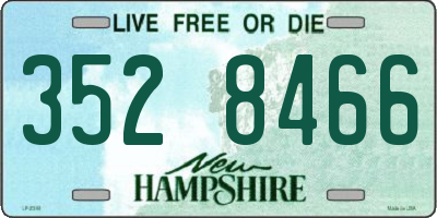 NH license plate 3528466