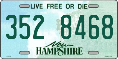 NH license plate 3528468