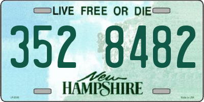 NH license plate 3528482