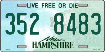 NH license plate 3528483