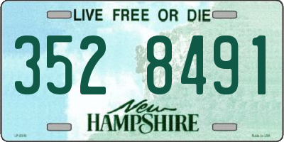 NH license plate 3528491