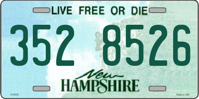 NH license plate 3528526