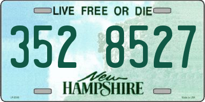NH license plate 3528527