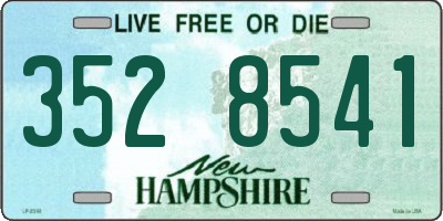 NH license plate 3528541