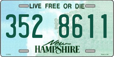 NH license plate 3528611
