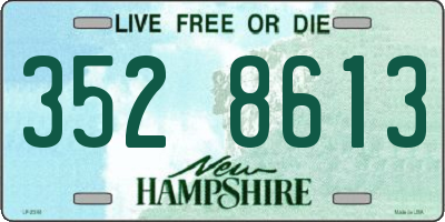 NH license plate 3528613